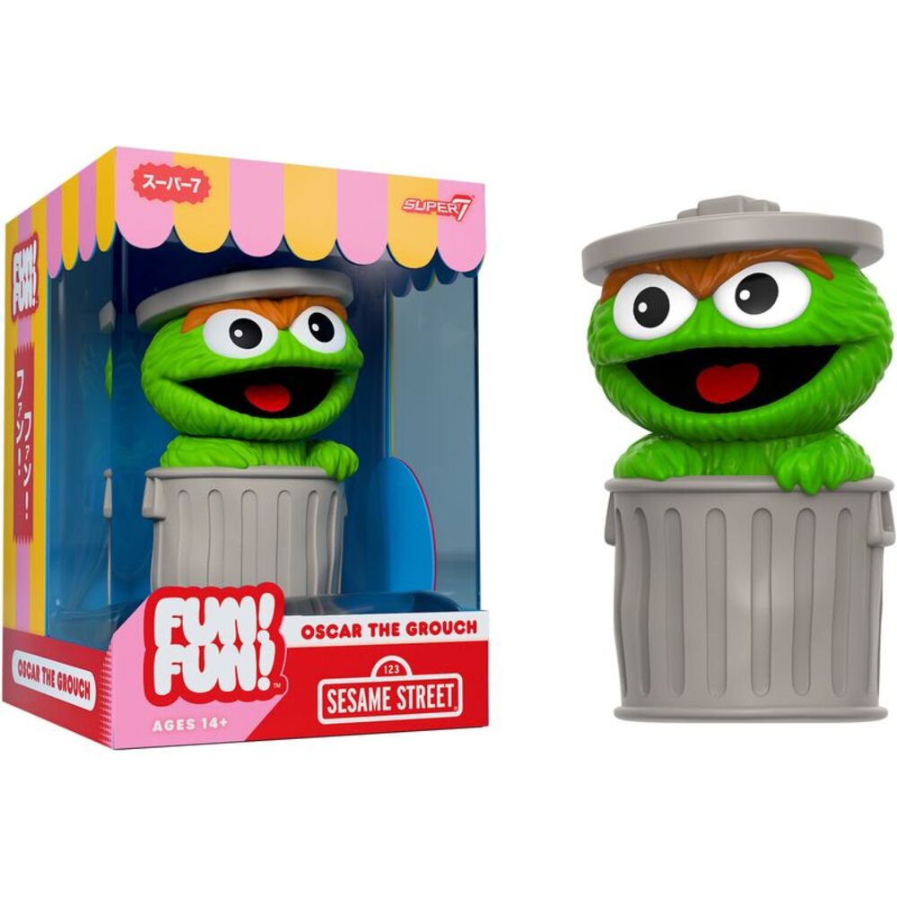 Super7 - Sesame Street - FUN! FUN! Wv1 - Oscar the Grouch  COLLECTIBLES